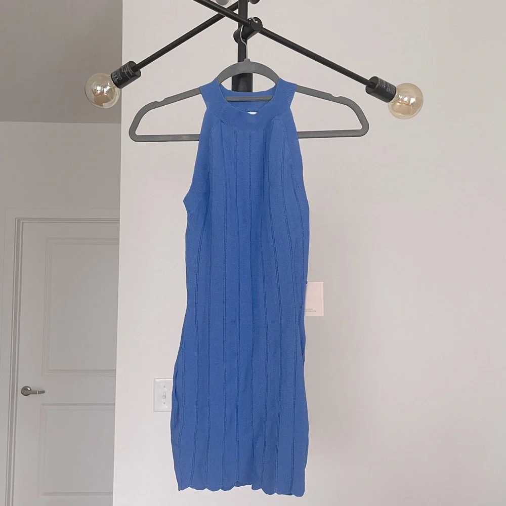 NWT Superdown/ Revolve Solis Mini Dress in Periwinkle- size XS - Picture 2 of 5